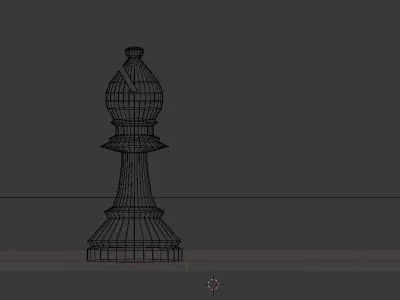 Chess Bishop  3D model