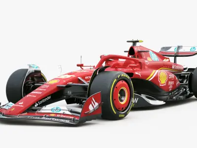 F1 Ferrari SF24 2024 Update 3D model