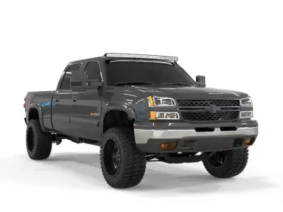 Chevrolet Silverado 2006 Lifted Truck  3D model