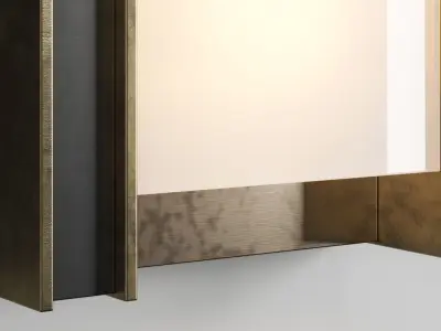 Venicem Glam Wall Lamp Low-poly 3D model