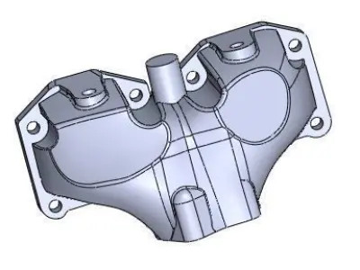 B PIPE MANIFOLD 3D model