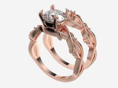 diamond Ring 3D print model