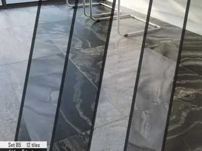 ABC Stone Set 3D model