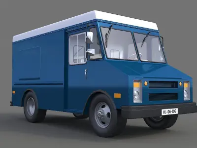 Step Van 3D model 3D model