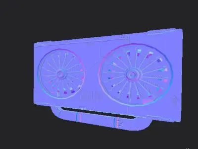 SciFi Aircon Ventilation PBR 4K Low-poly 3D model