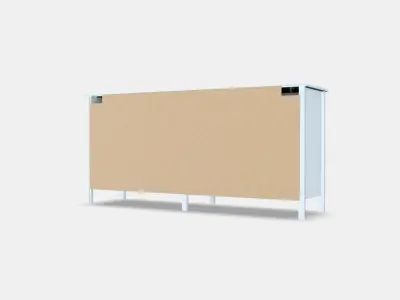 KOPPANG Chest of 6 drawers 1 Low-poly 3D model