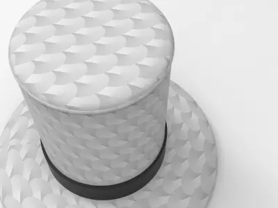 Hat Stool Low-poly 3D model purchase
