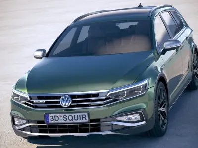 Volkswagen Passat Alltrack 2020 3D model