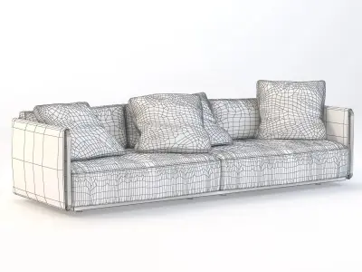 Edmond Sofa By Flexform 3D model