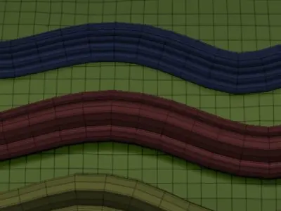 Hair brush for ZBrush Free low-poly 3D model