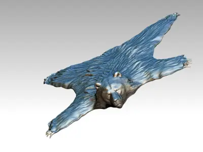 Bear carpet 3D print model