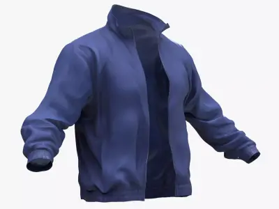 Sport Jacket 117  - All MH Bodies - UE5 Skeletons - Rigged Low-poly 3D model