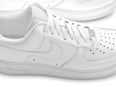  Air Force 1 Low Nike PBR Low-poly 3D model