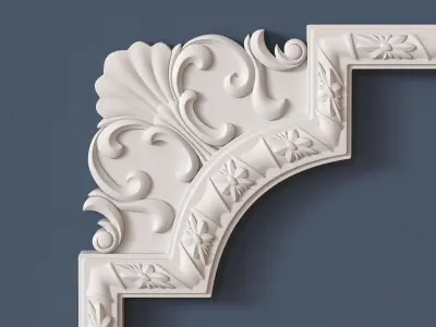 Molding Corner 3D model shop