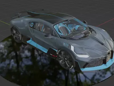 Bugatti Divo VR 3D model