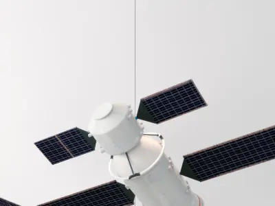 Modern Vehicle s Space 3D model