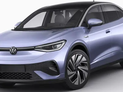 Volkswagen ID5 2022 3D model