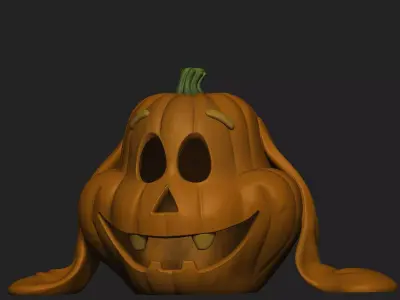 Max the dog grinch pumpkin 3D print model