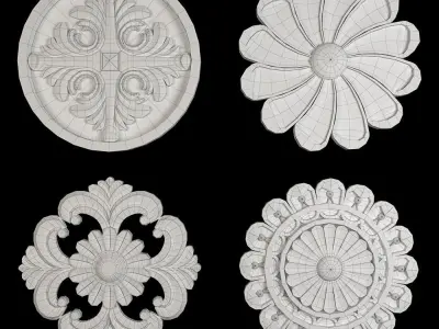 Rosettes 11 3D model