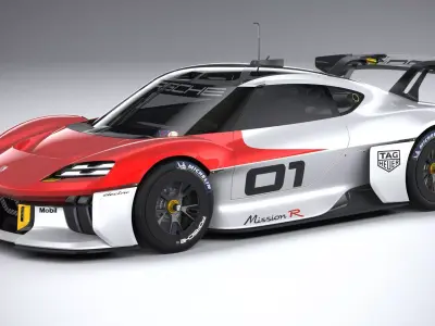Porsche Mission R 2021 3D model