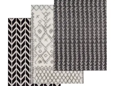 Rug Set 1223 3D model