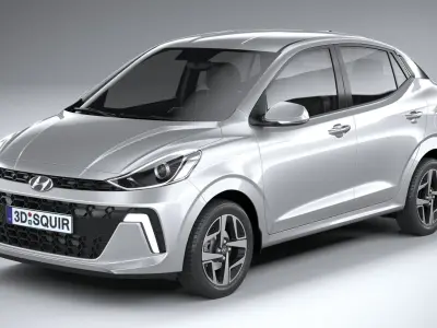 Hyundai i10 sedan 2024 3D model