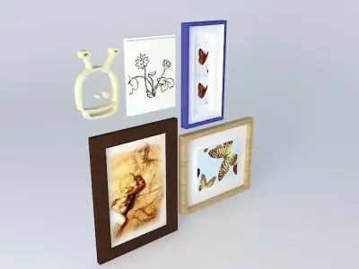 art paintings art pictures Free 3D model