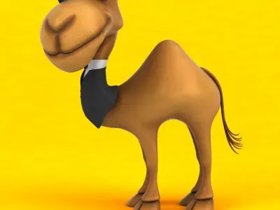 Fun camel 3D model