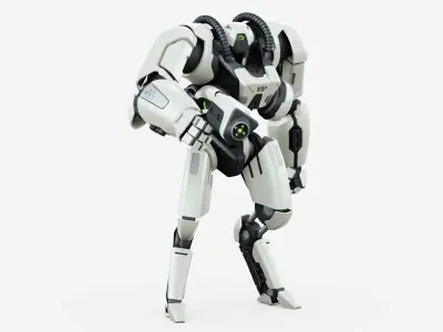 BATTLE DROID SYRIOS-E Rigged for Unreal Engine - Unity - MIXAMO 3D model