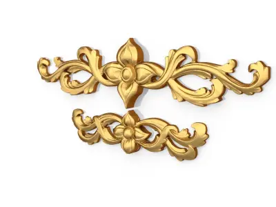 Classic decor ornament 134 3D model