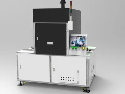 UV curing oven Low-poly 3D model