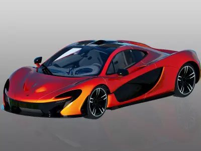 automobile in 2019 3D model