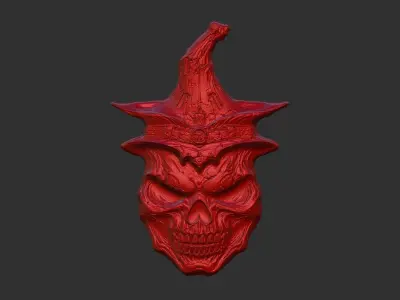 scary face cnc  3D print model