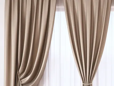 Set 47 Curtains 3D model