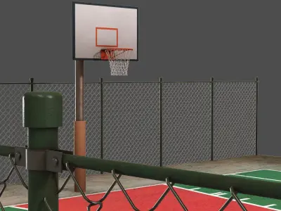 Basketball Court 3D model