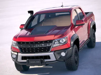 Chevrolet Colorado ZR2 Bison CG 2019 3D model