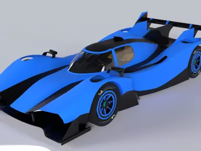 WEC Le Mans Hypercar Concept 3D model