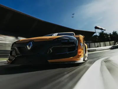 Race Track by rr 3D model