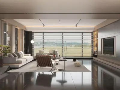 Living Room Scene 9 3D model