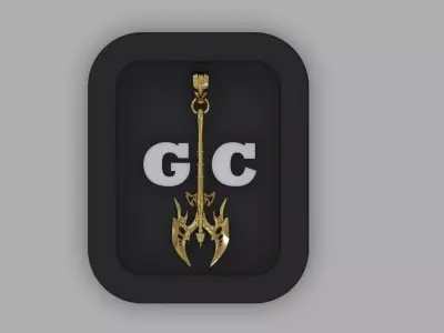 AXE PENDANT 3D model