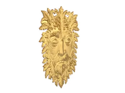 Classic decor  ornament carved 53 3D model