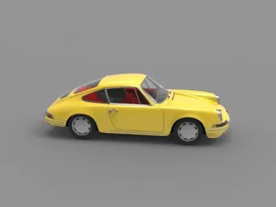 1964 Porsche 911 3D model