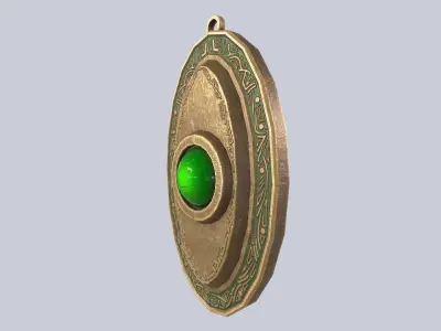Pendant Low-poly 3D model