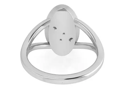 Oval Split Shank Ring 3581 3D print model
