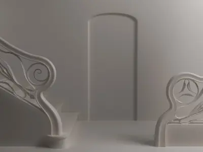 Edit Gaudi - Casa Batllo pieces 3D Model Collection