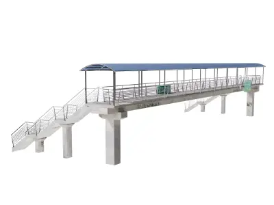 Pedestrian Bridge 3D model