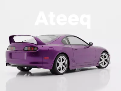 Toyota Supra MK4 3D Model High-Quality Printable Car Model 3D model