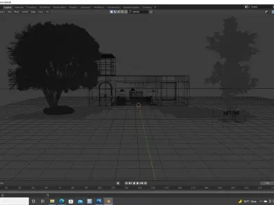 Classic Interior Scene 3D model