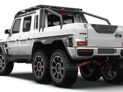 Brabus XLP 800 6x6 Adventure 2023 3D model