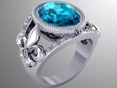 Ring dp 6 3D print model